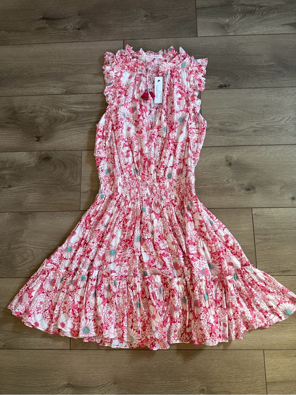 NWT Poupette St. Barth Mini Dress Triny Size Small - Picture 4 of 12